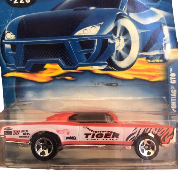 2000 Hot Wheels 1967 Pontiac GTO Diecast 1:64 Mattel #226 Tiger Racing Collector - Picture 2 of 6
